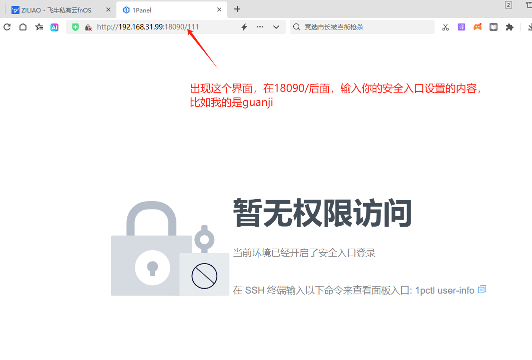 6、打开1panel面板2.png 6、打开1panel面板2.png